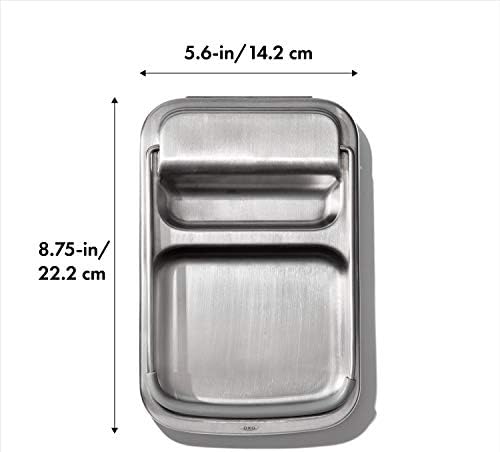 OXO Good Grips Stainless Steel Spoon Rest with Lid Holder