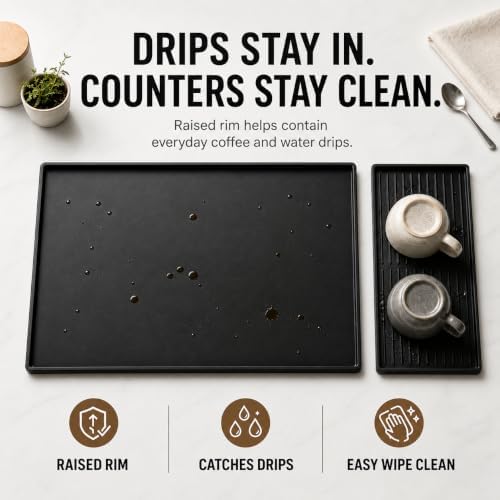 Silicone Coffee Mat with Removable Tray