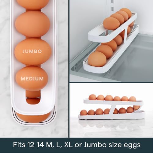YouCopia RollDown™ Egg Dispenser for Refrigerator
