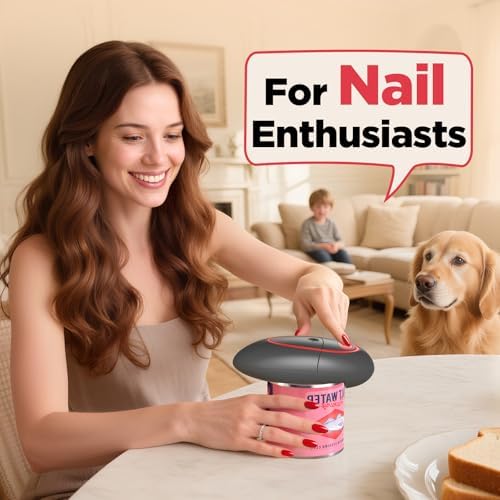 Electric Can Opener Fits Almost All Can Sizes for Seniors with