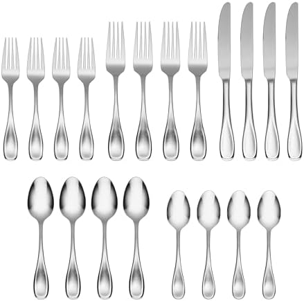 Oneida Voss 20-Piece 18/0 Silverware Set for 4, Flatware