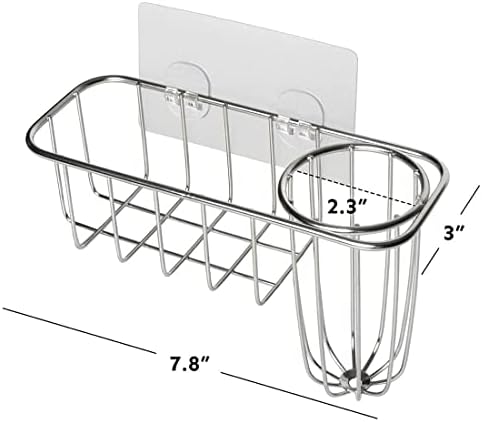 HULISEN Stainless Steel Kitchen Sink Sponge Holder