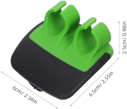 6pcs Palm Vegetable Peeler with Stainless Steel Blade, Green