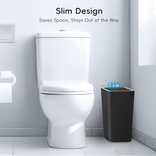 Lysam 3-Pack 4 Gallon Trash Cans with Lids