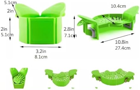 Generic NXCYZY Collapsible Clip On Strainer Silicone Pots And Pans