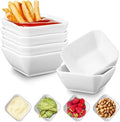 Mfacoy 6 Pack Soy Sauce Dishes, 3 oz Ceramic Dipping Bowls, Pinch