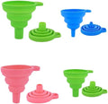 4 PCS Collapsible Silicone Funnel Kitchen Gadgets Accessories Small