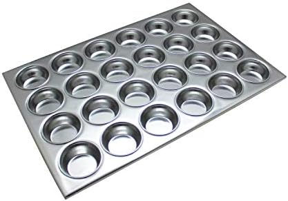 Thunder Group ALKMP024 Muffin Pan 24 Cup 3-1/2 Oz. Each Cup 20-1/2" X