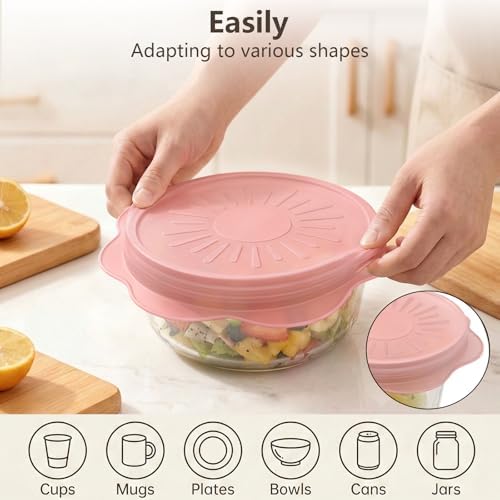 Silicone Stretch Lids, 12 Pack