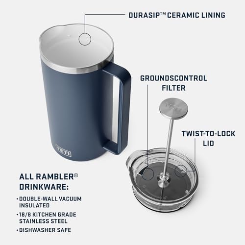 YETI Rambler 34 oz French Press Coffee Maker