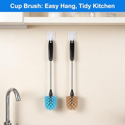 Bottle Brush,15-inch Long, Bottle Brush Cleaner, Bottle Scrubber