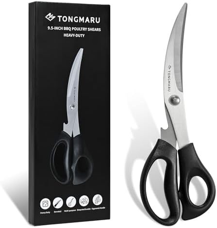 Kitchen Scissors Heavy Duty BBQ Shears, Super Sharp All Purpose