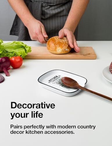 Funny Large Spoon Rest for Stove Top Kitchen Counter, Ceramic Spoon