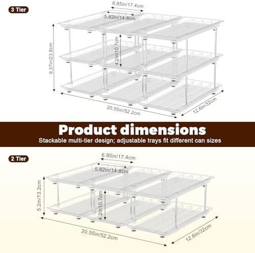 Cat Food Can Organizer, 3-Tier