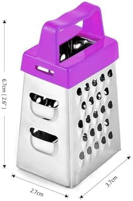 Mini Cheese Grater, 3-Piece Stainless Steel Box Grater Set