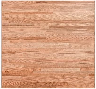 CONSDAN Butcher Block Counter Top, USA Grown Oak Solid Hardwood