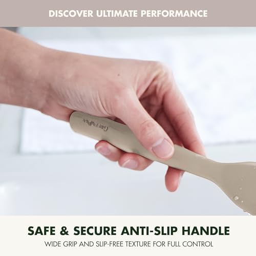 GreenPan Silicone Fish Turner Spatula, Slotted Cooking Kitchen