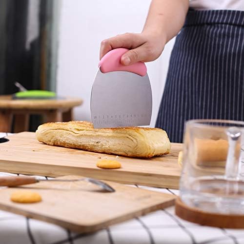 1 pcs Dough Pastry Scraper Chopper/Stainless Steel Dough Scraper