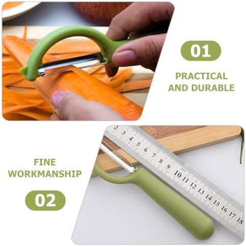 6pcs Multi Function Carrot Peelers with PP and Stainless Steel