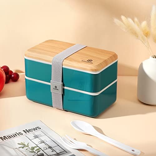 Sinnsally Bento Box Adult Lunch Box,Stackable Japanese Bento Lunch Box
