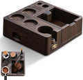 Bincoo Espresso Tamping Station & Knock Box, 2-in-1 Coffee Powder