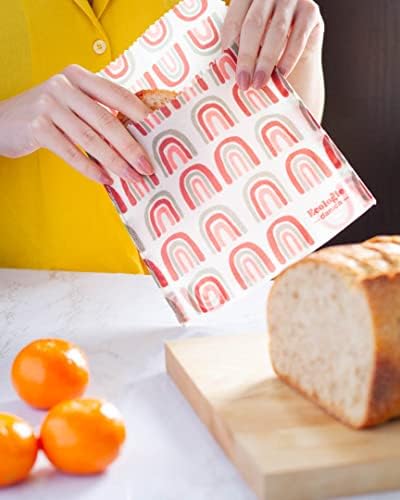 Ecologie Reusable Beeswax Sandwich Bags, Set of 2