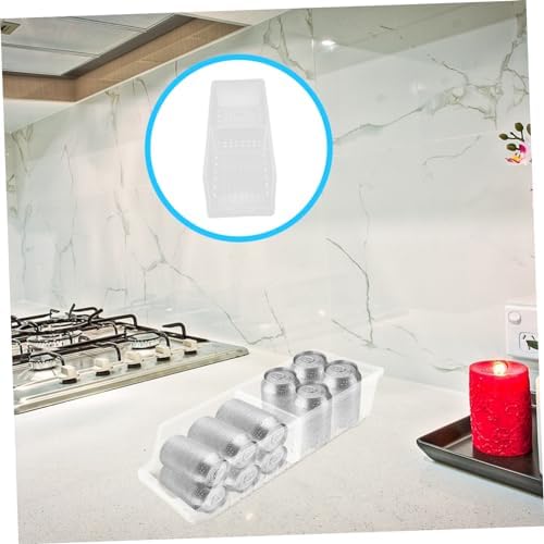 Refrigerator Can Organizer PP Stackable Bin for Food and Soda Cans