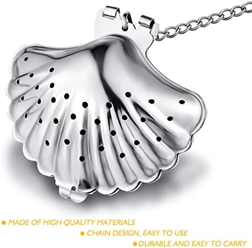Vesici 10 Set Loose Leaf Tea Infuser Set Stainless Steel Tea Ball