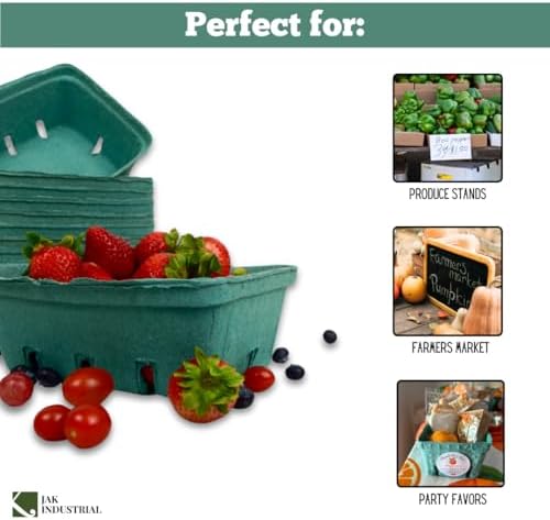 1.5 Qt Berry Basket Set - 25 Pack for Produce