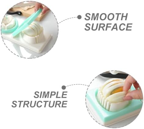 Dual Head Egg Slicer Tool Green for Household Meal Prep