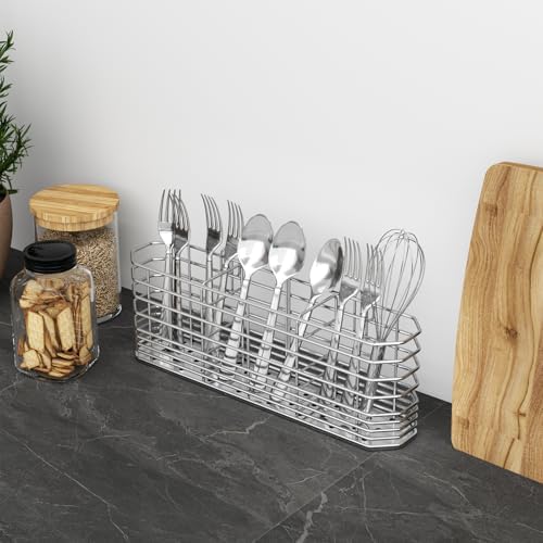 Fanbsy 304 Stainless Steel Utensil Holder, Dish Drying Rack, Kitchen