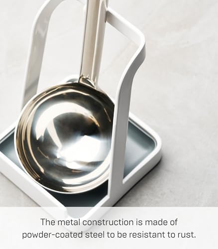 Yamazaki Home Tower Ladle Holder - Lid Stand For Utensils In Kitchen