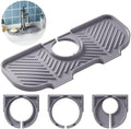 Faucet Mat for Kitchen Sink,6° Slope Sink Splash Guard,Splash Guard