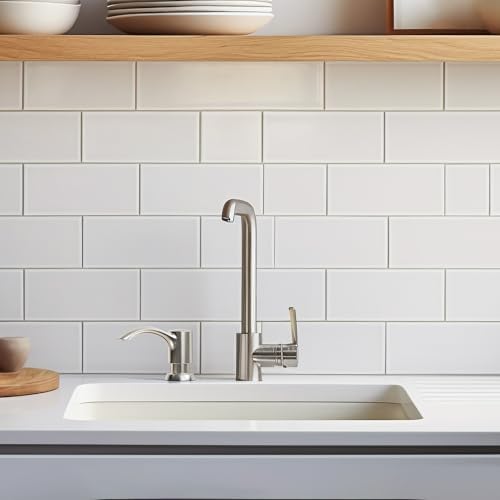SAMODRA Built-in Kitchen Sink Soap Dispenser, Brushed Nickel