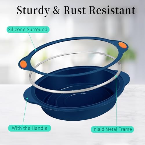 To encounter 8 in 1 Silicone Baking Set - 6 Cake Molds - 2 Silicone