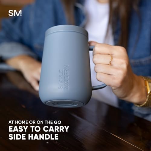 Simple Modern Voyager Signature Mug | Travel Coffee Tumbler with 360°