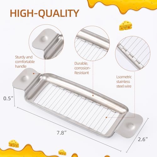Stainless Steel Butter Slicer, 1/4-Inch Slices