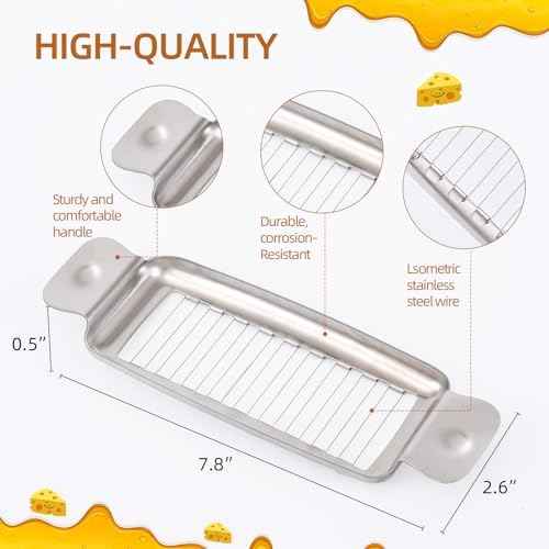 Stainless Steel Butter Slicer, 1/4-Inch Slices