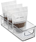 iDesign Plastic Stackable Pantry Bin, Clear