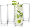 True Highball Glasses, Tall Glass Tumbler for Cocktails, Mojito Iced
