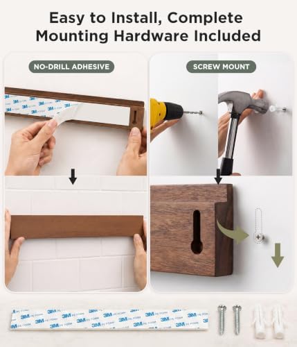 Magnetic Knife Strip 16′′, One-Piece Solid Magnetic Knife Holder for