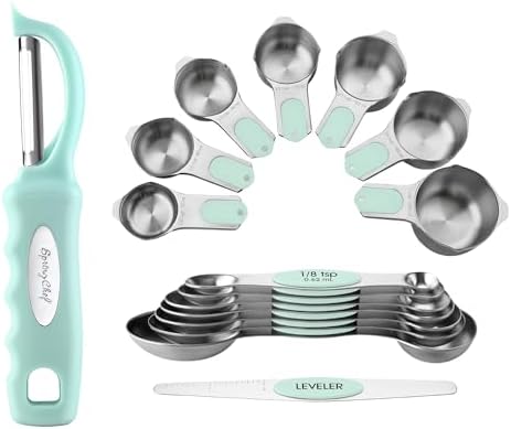 Spring Chef Premium Swivel Vegetable Peeler & Stainless Steel Magnetic