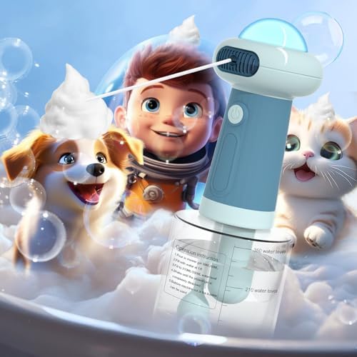 Electric Dog Shampoo Dispenser,IPX7 Cat Shampoo Sprayer,Pet Bath