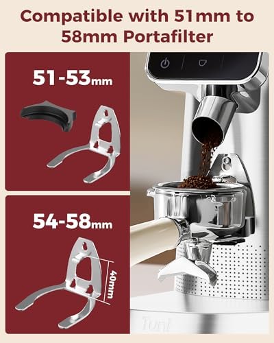Tuni G2 Conical Burr Coffee Grinder, 70 Settings, Stainless Steel