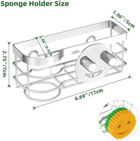 Cisily Smiley Sponge Holder for Kitchen Sink