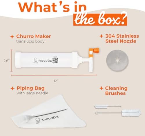 KneadEat Churro Maker Kit with Booster Handle