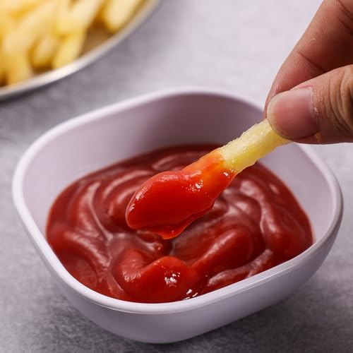 SHECIPIN 12 pack wheat straw dipping bowls 4.5oz,alternative plastic