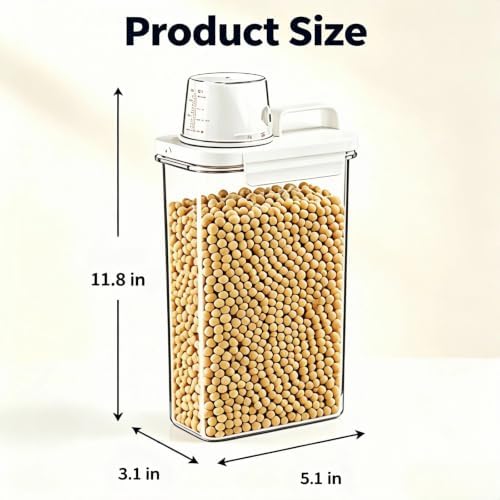 Rice Storage Container, 3-5 Lbs Cereal Containers Storage, Rice