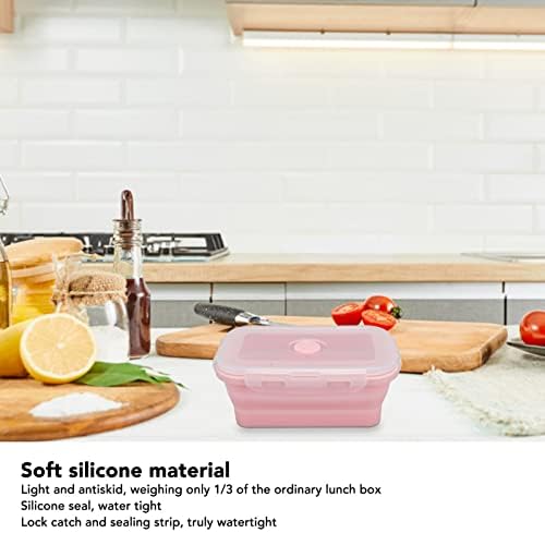 Collapsible Bowl Silicone Food Storage Containers Lunch Box Safe