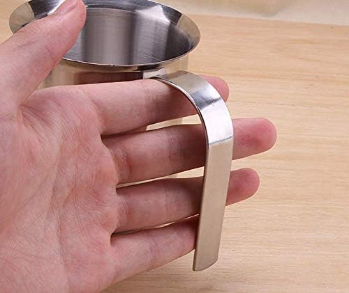 304 Stainless Steel Double-layer Manual Foamer for Milk Coffee, etc.